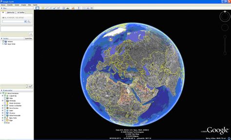 3d earth uydu harita